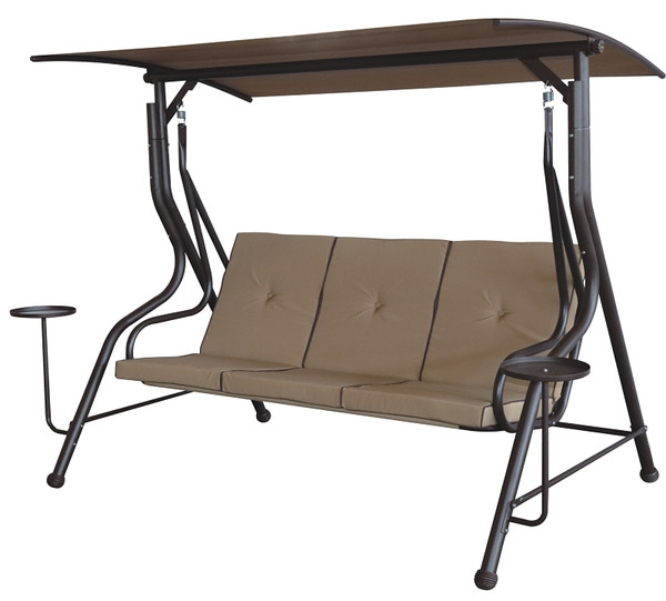 Seasonal Trends 737-0273 Soundbest Int Sourcing Swing, 45-1/4 in OAW, 65-3/4 in OAD, 76-3/4 in OAH, 3 Seating [SKU: ORG7370273]