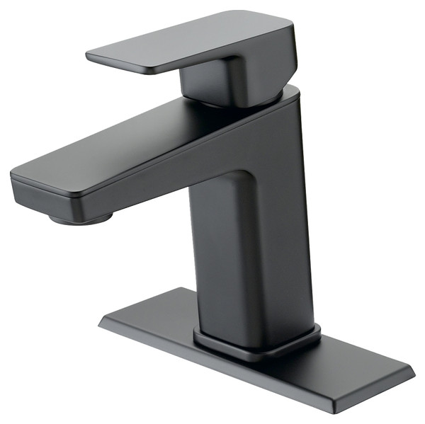 Boston Harbor Lavatory Faucet, 1.2 gpm, 1-Faucet Handle, 1, 3-Faucet Hole, Metal/Plastic, Matte Black [SKU: ORG1174085]
