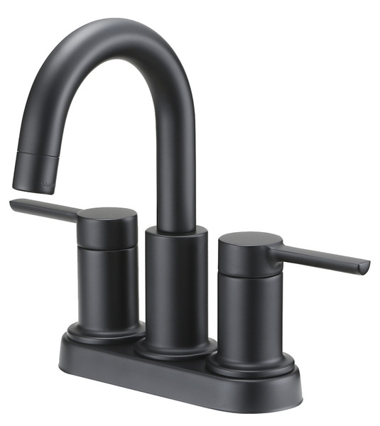 Boston Harbor Lavatory Faucet, Two Handle, 4 in, Matte Black [SKU: ORG7421449]