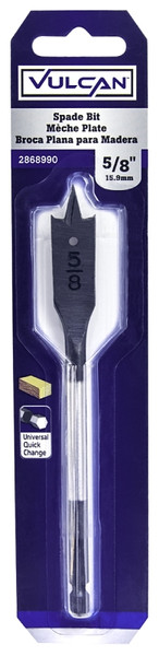 Vulcan 277741OR Spade Drill Bit, 5/8 in Dia, Hex Shank [SKU: ORG2868990]