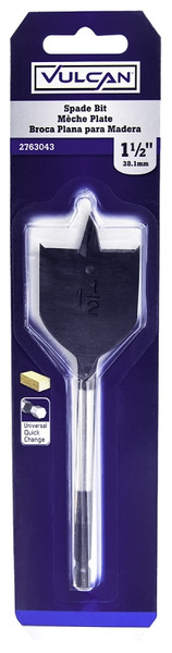 Vulcan 278711OR Spade Drill Bit, 1-1/2 in Dia, Hex Shank [SKU: ORG2763043]