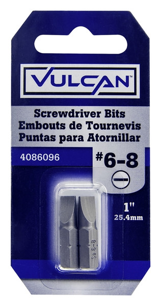 Vulcan 306272OR Screwdriver Bit, Hex Shank, S2 Chrome Molybdenum Steel [SKU: ORG4086096]
