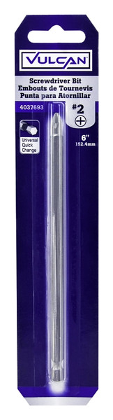 Vulcan 376131OR Screwdriver Bit, Hex Shank, S2 Chrome Molybdenum Steel [SKU: ORG4037693]