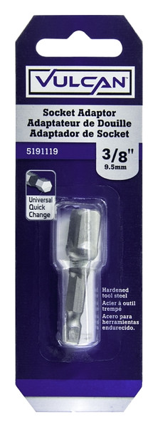 Vulcan 439151OR Socket Adapter, 3/8 in Drive, 2 in L, Hardened Steel [SKU: ORG5191119]