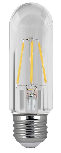 Feit Electric BPT1040/927CA LED Bulb, Linear, T10 Lamp, 40 W Equivalent, E26 Lamp Base, Dimmable, Clear [SKU: ORG7222847]