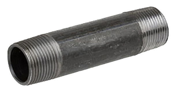 ProSource 11/2X2 Pipe Nipple, 1-1/2 in, Male, Steel, SCH 40 Schedule, 2 in L [SKU: ORG6330237]