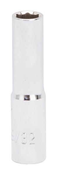 Vulcan MT6486070 Drive Socket, 9/32 in Socket, 1/4 in Drive, 6-Point, Chrome Vanadium Steel, Chrome [SKU: ORG8638991]
