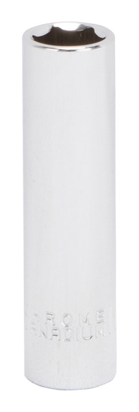 Vulcan MT6487607 Drive Socket, 11/32 in Socket, 1/4 in Drive, 6-Point, Chrome Vanadium Steel, Chrome [SKU: ORG2345296]