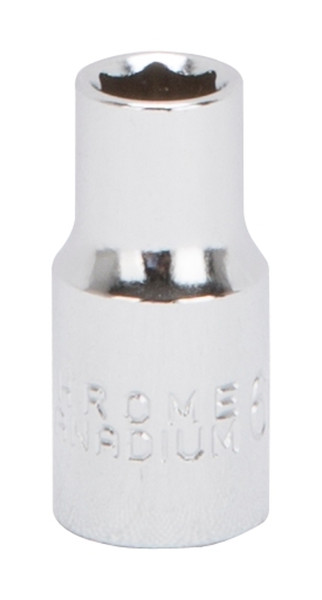 Vulcan MT6488936 Drive Socket, 6 mm Socket, 1/4 in Drive, 6-Point, Chrome Vanadium Steel, Chrome [SKU: ORG4895892]