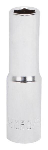 Vulcan MT6495576 Drive Socket, 3/8 in Socket, 3/8 in Drive, 6-Point, Chrome Vanadium Steel, Chrome [SKU: ORG7030224]