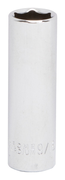 Vulcan MT6495725 Drive Socket, 9/16 in Socket, 3/8 in Drive, 6-Point, Chrome Vanadium Steel, Chrome [SKU: ORG0489351]