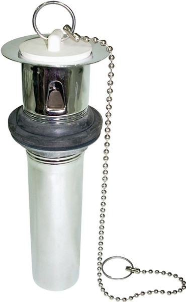 ProSource TW0914 Lavatory Plug, Pull-Out, Chrome [SKU: ORG7654262]