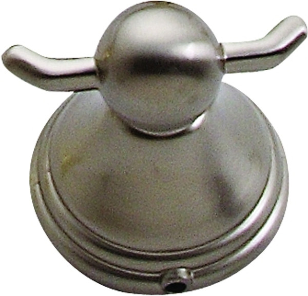 Boston Harbor L9353-13-12 Double Robe Hook, 2-Hook, Zinc, Brushed Nickel, Wall Mounting [SKU: ORG5431929]