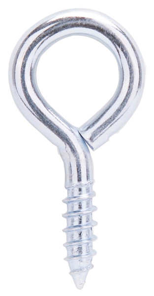 ProSource LR213 Screw Eye, 4.8 mm Dia Wire, 6 mm Thread, 3/4 in L Thread, 1-15/16 in OAL, 111 lb Working Load, Steel [SKU: ORG7353667]