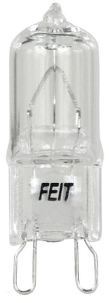 Feit Electric BPQ40/G9 Halogen Bulb, 40 W, G9 Lamp Base, JCD T4 Lamp, 3000 K Color Temp, 2000 hr Average Life [SKU: ORG1260819]