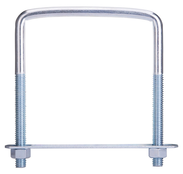 ProSource LR356 U-Bolt, 3/8 in Thread, 3 in L Thread, Steel, Zinc [SKU: ORG5793633]