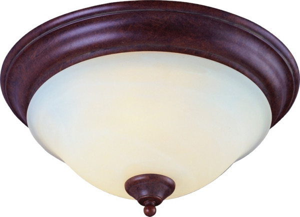 Boston Harbor BRT-ATE1013-RB Three Light Flush Mount Ceiling Fixture, 120 V, 60 W, 3-Lamp, A19 or CFL Lamp [SKU: ORG0669572]