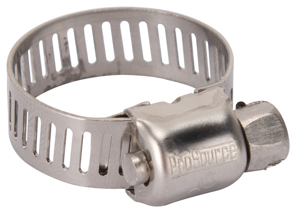 ProSource HCMSS08 Interlocked Hose Clamp, Stainless Steel, Stainless Steel [SKU: ORG8570251]
