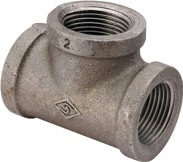Prosource B130R 25X20X20 Pipe Tee, 3/4 x 1 x 3/4 in, Threaded, Malleable Iron, SCH 40 Schedule, 300 PSI Pressure [SKU: ORG6101604]