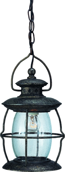 Boston Harbor BRT-CDC1701 Outdoor Pendant Lantern, 120 V, 60 W, Steel Fixture, Misty Pewter Fixture [SKU: ORG4781951]