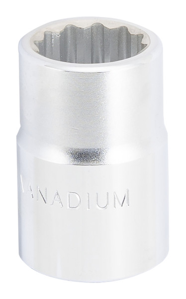 Vulcan MT-SM6021 Drive Socket, 21 mm Socket, 3/4 in Drive, 12-Point, Chrome Vanadium Steel, Chrome [SKU: ORG2724490]