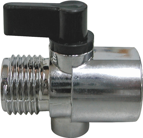 ProSource Adapter Control, ABS, Silver, Chrome, For: Control Water Flow or Turn Off Water [SKU: ORG6745202]