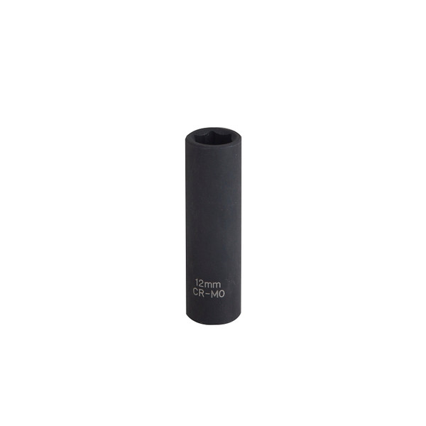 Vulcan Deep Impact Socket, 12 mm Socket, Black Phosphate [SKU: ORG3860293]