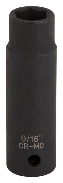 Vulcan Deep Impact Socket, 9/16 in Socket, Black Phosphate [SKU: ORG6107080]