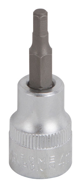 Vulcan Hex Bit Socket, Chrome, 4 mm, 3/8 in Drive, 1-7/8 in OAL [SKU: ORG0233288]