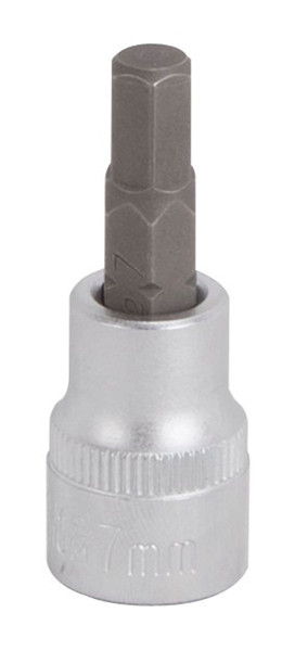 Vulcan Hex Bit Socket, Chrome, 7 mm, 3/8 in Drive, 1-7/8 in OAL [SKU: ORG1181957]