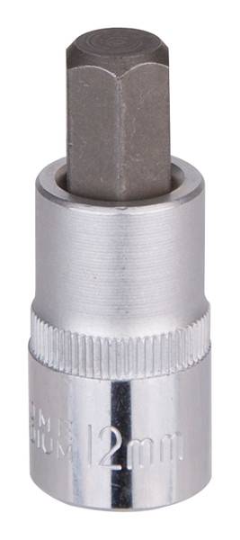 Vulcan Hex Bit Socket, Chrome, 12 mm,1/2 in Drive, 2-1/2 in OAL [SKU: ORG3361227]