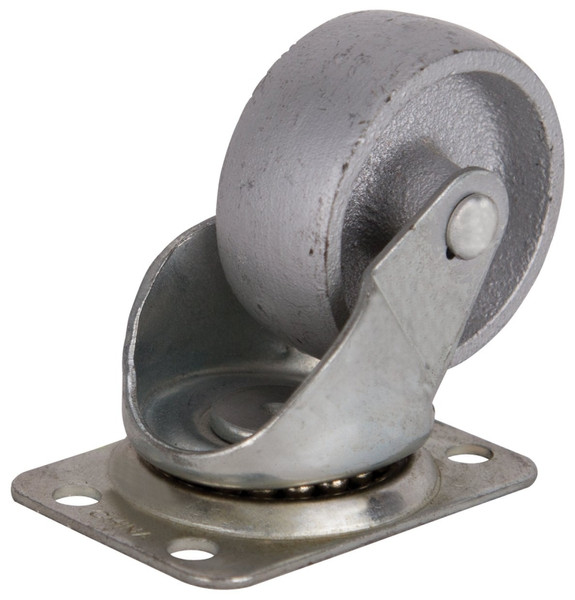 ProSource JC-S05 Swivel Caster, 2 in Dia Wheel, 7/8 in W Wheel, Steel Wheel, Gray, 120 lb, Steel Housing Material [SKU: ORG1739663]