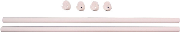 Easy Track RR1036 Wardrobe Rod, 1 in Dia, 35 in L, Steel [SKU: ORG3014560]