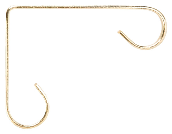 Landscapers Select GB0163L Planter Bracket, 4-1/4 L, Steel, Brass, Wall Mount Mounting [SKU: ORG4295473]