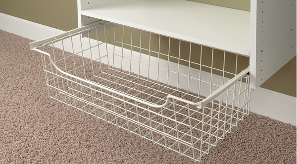 Easy Track 1308 Wire Basket, 14 in OAL, 24 in OAW, Steel, Powder-Coated [SKU: ORG2559573]