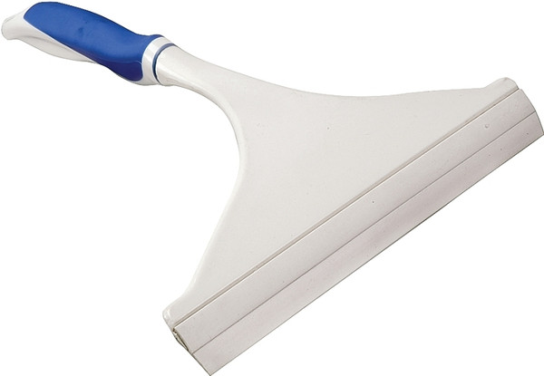 Simple Spaces YB88143L Window Squeegee, 9-3/8 in Blade, Plastic Blade, Wide Blade, 10-1/4 in OAL, Blue/White [SKU: ORG7317738]