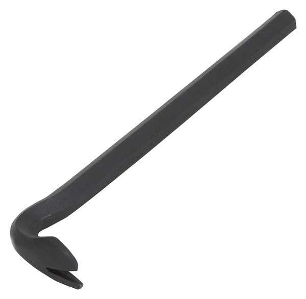Vulcan JLO-0093L Pry Bar Nail Puller, 10.5 in L, V-Shape Tip, 1.25 in Tip, Steel, 0.625 in W [SKU: ORG3463775]