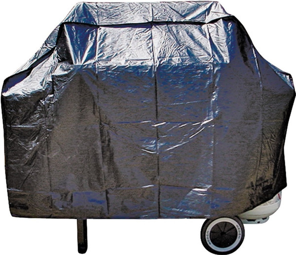 Omaha Grill Cover, 22 in W, 37 in H, Vinyl, Black [SKU: ORG1483221]