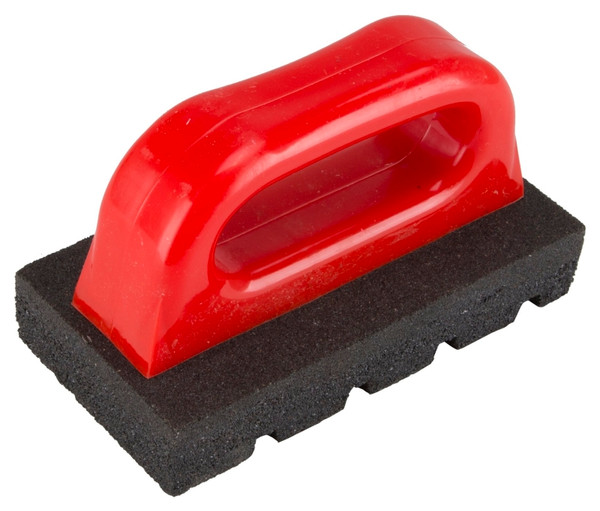 Vulcan 310813L Rubbing Brick, 1 in Thick Blade, Silicone Carbide Abrasive, Plastic Handle [SKU: ORG1872589]