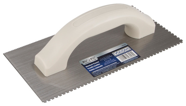 Vulcan PT-150103L Trowel, Carbon Steel Blade, Plastic Handle, Ergonomic Handle, Metallic [SKU: ORG1892843]
