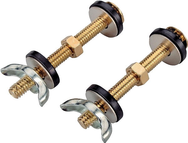 ProSource Tank-to-Bowl Connector Kit, Steel, Brass, For: Connecting Toilet Tank to Toilet Bowl [SKU: ORG1275122]