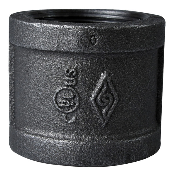 ProSource B220 40 Pipe Coupling, 1-1/2 in, FIP, Steel, SCH 40 Schedule, 300 psi Pressure [SKU: ORG6949416]
