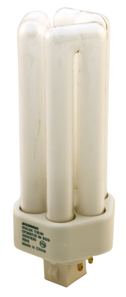 Sylvania 20881 Compact Fluorescent Bulb, 26 W, T4 Lamp, GX24Q-3 Lamp Base, 1501 Lumens, 3500 K Color Temp [SKU: ORG0819904]