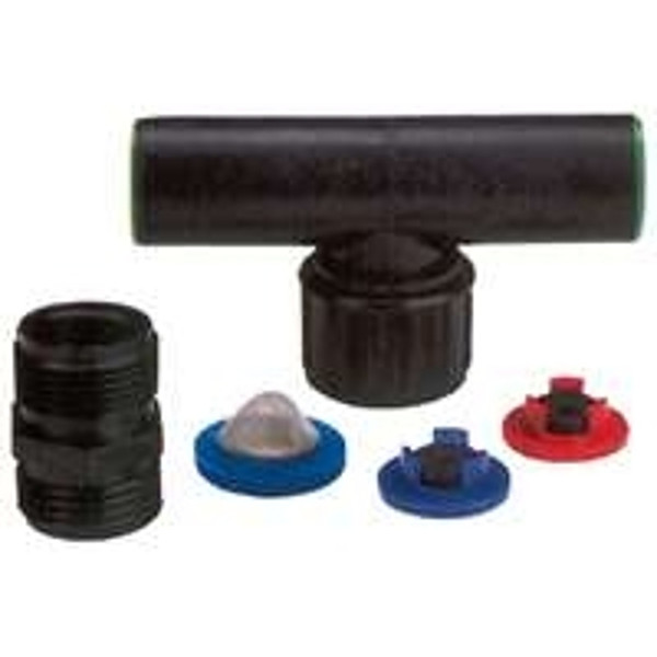 Raindrip R334CT Swivel Tee Assembly, Black/Green [SKU: ORG7867179]