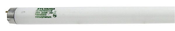 Sylvania 22363 Fluorescent Bulb, 25 W, T8 Lamp, Medium G13 Lamp Base, 2150 Lumens, 3000 K Color Temp, Warm White Light [SKU: ORG0752196]