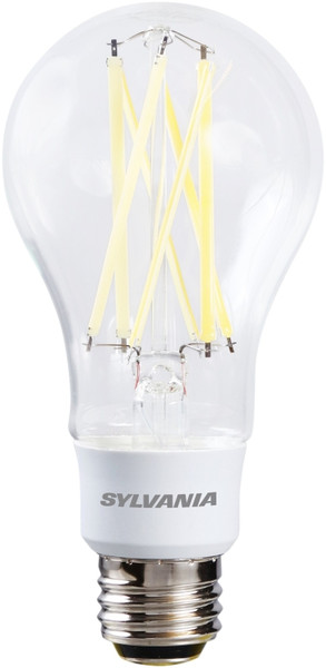 Sylvania 40769 Natural LED Bulb, 3-Way, A21 Lamp, 100 W Equivalent, E26 Lamp Base, Dimmable, Clear, Soft White Light [SKU: ORG1228014]