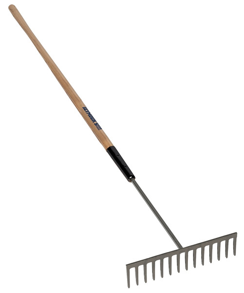 SEYMOUR S550 Forged Series 63128 Asphalt Rake, 78 in OAL, 4 in L Tine, 14 -Tine, Hardwood Handle [SKU: ORG8446072]
