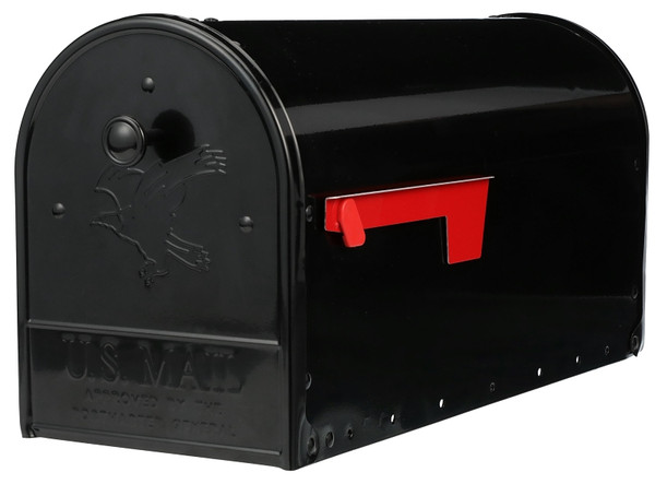 Gibraltar Mailboxes OM160B01 Mailbox, 1475 cu-in Capacity, Steel, Powdered, 8-1/2 in W, 23.7 in D, 10.6 in H, Black [SKU: ORG7568546]