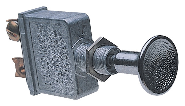 CALTERM 41790 Push/Pull Switch, 75 A, 6/28 VDC, Screw Terminal, Nickel Housing Material [SKU: ORG1904911]