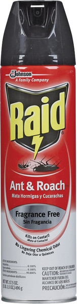 RAID 11717 Ant and Roach Killer, Liquid, Spray Application, 17.5 oz [SKU: ORG7184963]